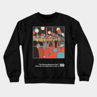 The Dismemberment Plan - Minimalist Graphic Artwork Design Crewneck Sweatshirt